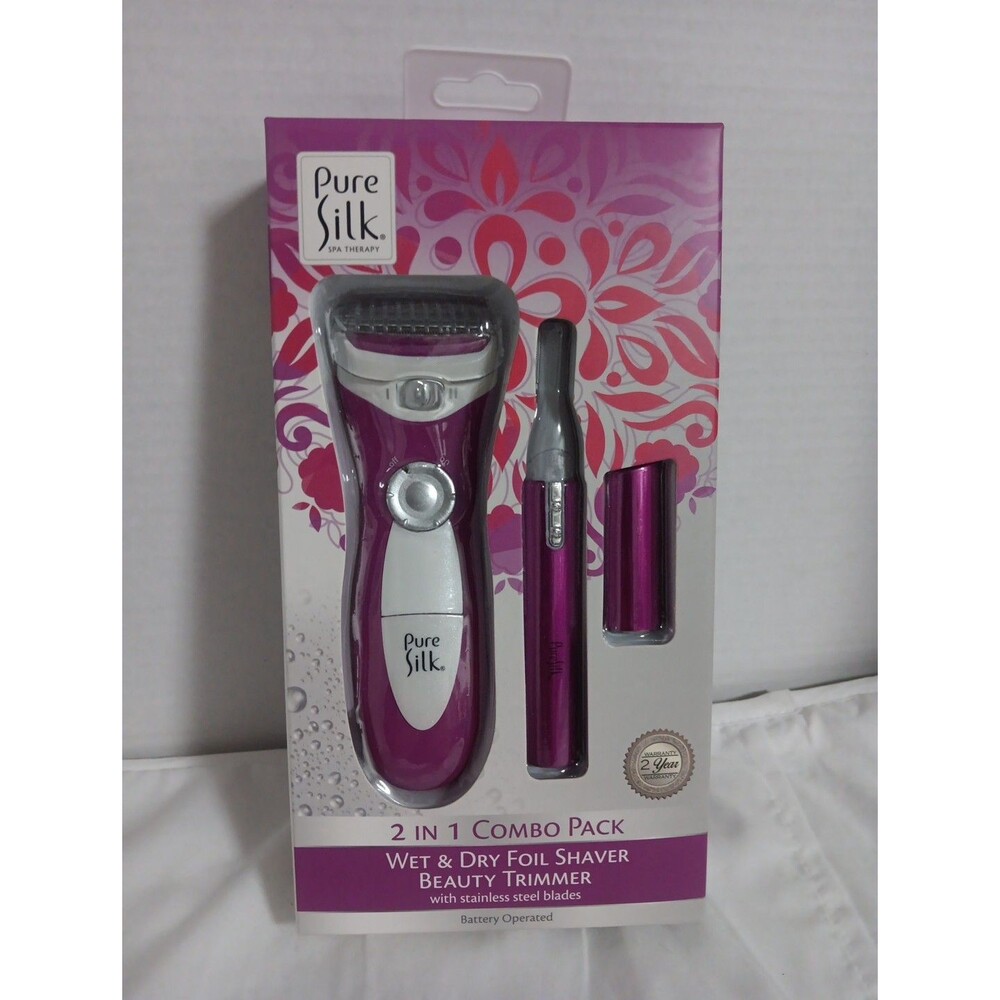 Pure Silk Wet And Dry Foil Shaver With Beauty Trimmer